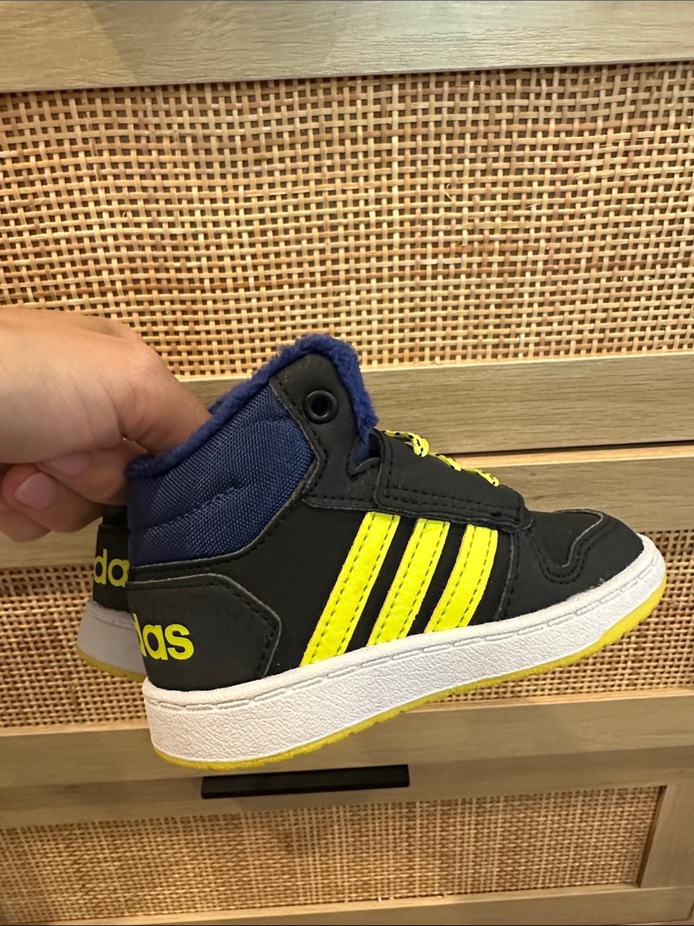Baby boy size 6 sneakers adidas